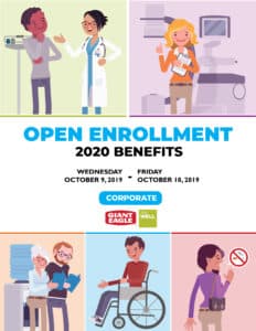 Open Enrollment Cover Giant Eagle by Ethic Advertising Agency