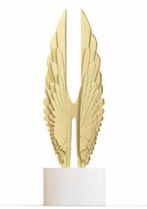 hermes creative awards gold trophy for ethic advertising